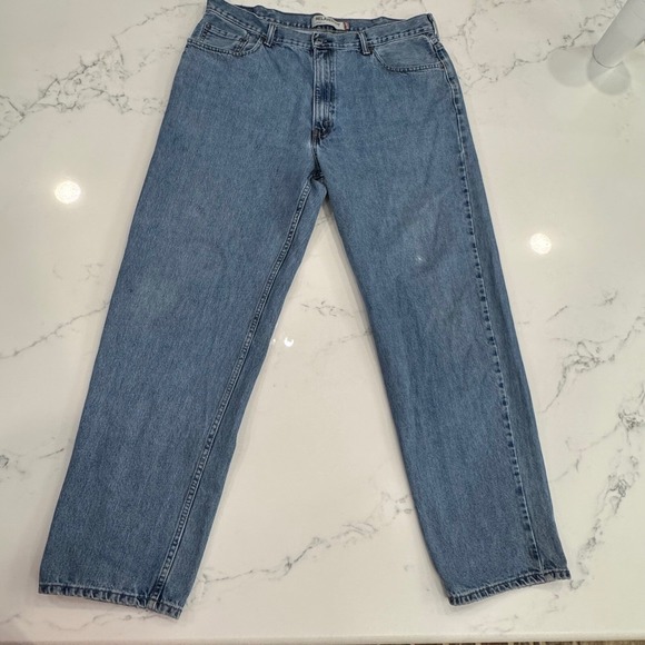 Vintage Levi's Mens 550 Relaxed Fit Jeans‎ 40x34 Light Wash Denim Classic Y2K - Picture 2 of 11